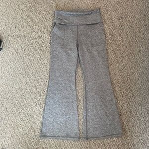 Aerie flare fold over leggings with pockets